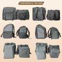 Lollimeow Expandable Cat Carrier Backpack for Large Cats - Airline Approved Pet Carrier Backpack for Small Dogs, Hiking & Travel, Waterproof with Breathable Mesh, 14lbs Capacity (Dark Grey, Standard)