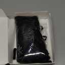 Flvaco Curly Clip In Hair Extensions, 4PCS 20 Inch Natural Black Extensions Clip Ins Lace Weft Curly Invisible Natural Hairpieces for Women