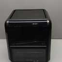 Chefman 12-Quart 6-in-1 Air Fryer Oven with Digital Timer, Touchscreen, and 12 Presets - Family Size Countertop Convection Oven, Dishwasher-Safe Parts (Black)