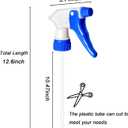 5 Pack Spray Nozzle for Bottles Universal Replacement Nozzle Heavy Duty Sprayer Trigger Head With Tube for Household Cleaning Car Detailing