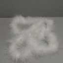 2 Yards 30g Fluffy Marabou Feather Boa for DIY Craft Sewing Trim Home Wedding Party Decoration-White