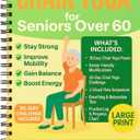 Chair Yoga for Seniors Over 60 Book & Chart  30-Day Challenge, Gentle Seated Yoga Guide, Chair Yoga for Weight Loss & Flexibility, Senior Chair Exercises for Women & Men, 8.5x11" Book on Chair Yoga (Green)