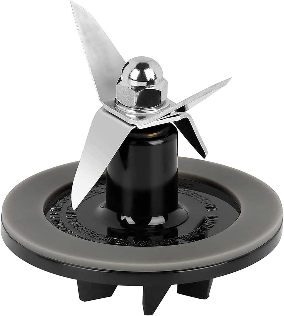 Blender Cutting Assembly, Blender Blade Replacement Parts with 1 Pieces Blender Gaskets, Compatible for Cuisinart Blenders CBT-500, SB5600, CB600,BFP-10CH