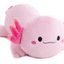 Gudisi 2.4 Pounds Weighted Axolotl Stuffed Animals 15.7Inch Pink Weighted Axolotl Plush,Huggable Companion for Kids & Adults, Gift for Thanksgiving, Christmas and Birthday.
