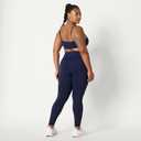 Amazon Essentials Women's Active Total Train Gym Workout Leggings (X-Large, Navy)