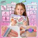 GAMZOO Friendship Bracelet Making Kit - Perfect Crafts and Gifts for Girls Aged 6-12 - Fun and Creative Birthday Present for Kids 8 9 10 11 - String Bracelets Maker Craft (medium)