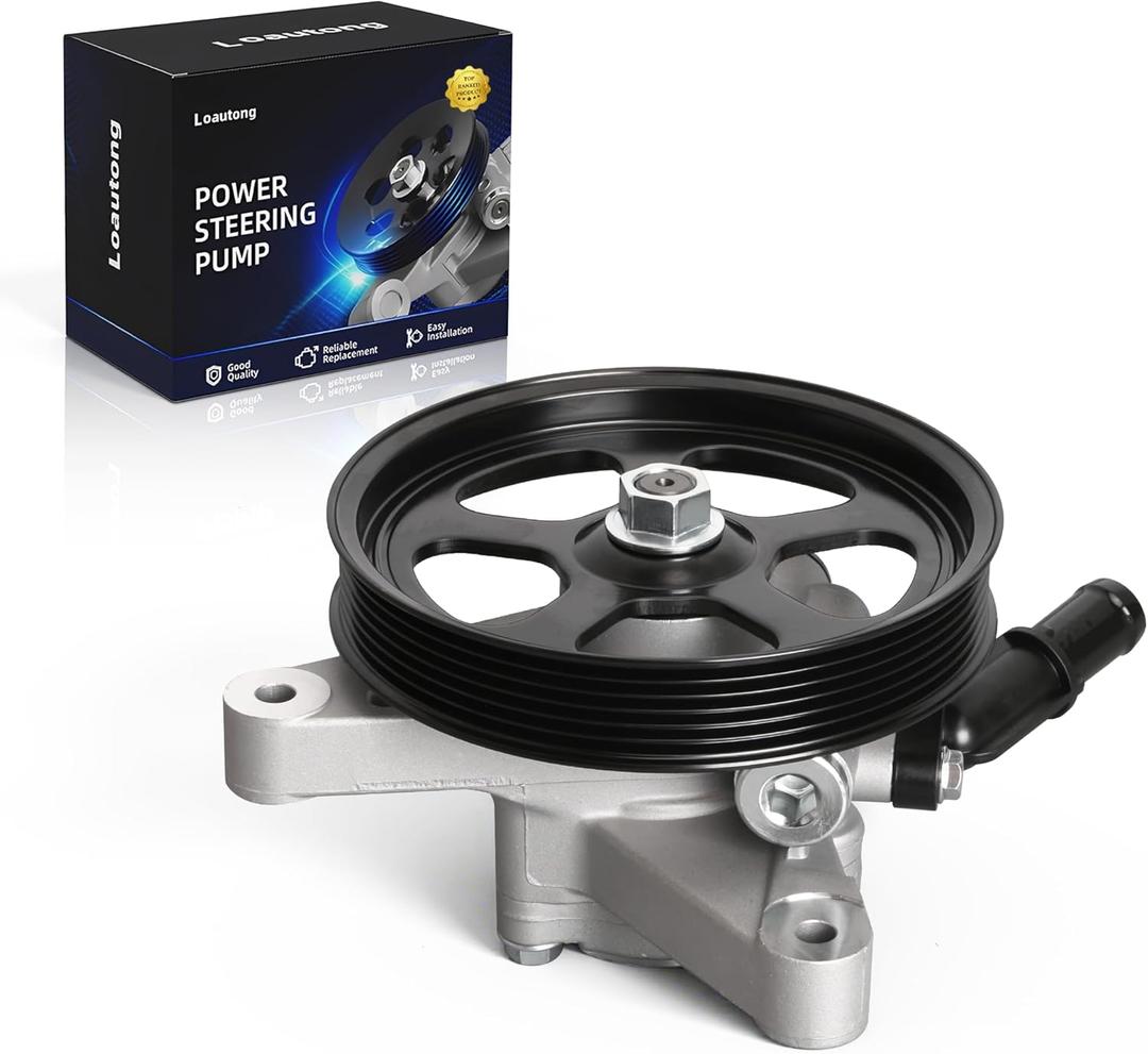 Power Steering Pump with Pulley, for Honda Accord 3.0L 2003-2007 for Acura MDX 3.5L 2003-2006, OE 21-5349 96-5349 56110RDJA02 56110-RCA-A01 56110RDJA01 56483RDAA01