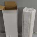 Large Stone Drying Mat for Kitchen Counter, 24''L x 16''W Diatomaceous Earth Collapsible Dish Drying Mat, Quick Drying Mat, Glasses and Flatware, Matches Any Countertop (White, 24'' x 16'')