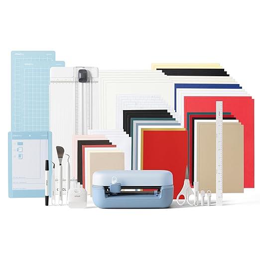 Cricut Joy 2 Deluxe Bundle, Coral - Ultra-Compact Cutting Machine - Perfect for Making Cards, Stickers, Labels, Decals, & More - Portable - Includes Enough Supplies for Up to 55 Projects