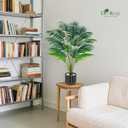 Der Rose 28" Fake Palm Tree Large Artificial Potted Plants Indoor for Home Porch Patio Living Room Bathroom Outdoor Decor
