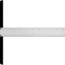 Alumicolor 12-inch Non Slip Standard Aluminum T-Square for Art Framing & Drafting, Silver