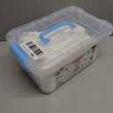 White Air Dry Foam Clay for Kids - 3.3 Pounds Soft Bulk Modeling Clay with Carrying Case & Airtight Zip-Seal Bags - Perfect for Arts & Crafts, Molding, Slime, Cosplay Armor | No-Mess, Non-Stick