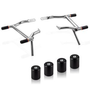 TIKGETUP Chrome Saddle Bag Guards Crash Bar for Harley Touring Street Glide Road Glide Road King Electra/Ultra 2009-2023