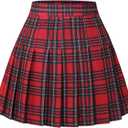 Pleated Skirts for Women High Waist Mini Tennis Skater Skirt Casual Basic Skirts Cheerleader