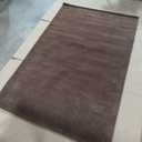 Rugs USA Maru Handmade, Dark Brown, 5' x 8', Solid, Wool, Soft and Cozy, High Traffic, Stain Resistant, Easy Clean, Durable Area Rug for Bedroom, Living Room, Dining Space, Den, Foyer, Entryway