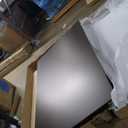 COLAMY Rectangle Wooden Dining Room Table Set for 6, Mid Century Modern Kitchen Table and PU Leather High Back Dining Room Chair for Home, Saving Space (1 Table with 6 Chairs), BlackBrown