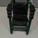 Ergonomic Knee Seat, Foldable 2-in-1 Garden Kneeler and Seat, with Adjustable Kneeling Pad and Soft Seat Cushion, Supports Up to 350 LBS