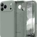 Magnetic for iPhone 17 Pro Case, Compatible with MagSafe, [Full Camera Protection][Screen Protector] Silicone Shockproof Protective Phone Case for iPhone 17 Pro 6.3", Calke Green