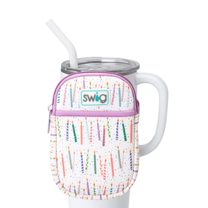 Swig Life Mega Mug Pouch, Water Bottle Bag with Adjustable Strap, Water Bottle Fanny Pack with Zippered Phone Pocket, Holds Travel Essentials, Bottles, Tumbler Accessories