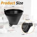 DCC-1200FB Coffee Maker Brew Basket Replacement Filter Basket Holder for Cuisinart Models DCC-1200, DCC-1200BCH,DCC-1200BW,DCC-1200CP,DCC-1200MRP1,and DCC-1200W Replacement Part for Cuisinart