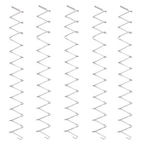 Chrome Plated High-Performance Magazine Springs +13% Power (Large) Compatible with Glock 17, 17L, 18, 22, 31, 34, 35, 37, 5-Pack