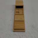 Bamboo Vanity Tray, 6-Piece Bathroom Countertop Vanity Tray Set, Makeup Kitchen Desk Organizer and Storage - Holds Small Items