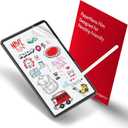 4 x bersem 2 Pack New Paper Nano Screen Protector Compatible with iPad Pro 11 Inch 2024 (M4), Matte PET Film for Paper Art Writing, Nib Friendly, Anti-Glare, Easy Installation, Nano-Texture (Transparent)