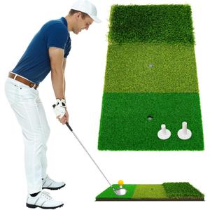 Golf Practice Mat,Golf Mats for Backyard Office & Garage Hitting Training, Standard