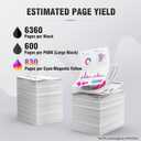 ALLWORK 280XXL 281XXL Compatible for Canon 280 281 TR8620a Ink Cartridges PGI-280XXL CLI-281XXL 280 XXL 281 XXL to use with TR8620 TS7520 TS9520 TS9521C TR8520 TS6220 TS6320 TS8220 (15 Packs)