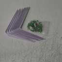 Shelf Brackets, White 108 in Heavy-Duty L Bracket 10 PCS, Metal Angle Bracket Used for Suspension Rustic Farmhouse Decoration