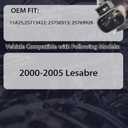 741-762 Front Driver Side Power Window Regulator Motor Compatible with 2000-2005 Lesabre, 11A25;25713422; 25750513; 25769928