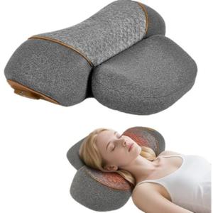 3-in-1 Neck Massager with Heat - Massage Neck Hump and Shoulder Pain(NOT Cordless), Massager for Pain Relief deep Tissue, Traction Function, Hump Corrector for Women