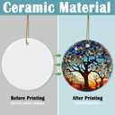 Dodosky Tree of Life Christmas Ornament - Hanging Keepsake Decor (Multi Color)