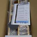 Kcrystenia Large Kitchen Utensil Holder for Countertop, 8 Adjustable Compartments Cooking Utensil Holder Organizer, Bamboo Silverware Caddy with Absorbing Stone Drying Mat for Spatula Spoon (Natural Bamboo+Light Gray Diatomite)