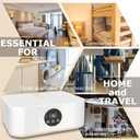 Portable Clothes Dryer - Mini Portable Dryer Machine for Laundry Apartments and Travelling, Hotel Room, Classic White