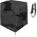 Pool Filter Cover for Intex Sand Filter Pump, Waterproof Pool Pump Cover Above Ground for Most 13-16in Filter, Black-33x24x33 inch