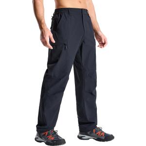 LOOGU Men's Water Resistant Tactical Pants, Ripstop Cargo Pants with Multi-Pockets Hiking Work Outdoor, 4XL