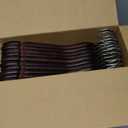 Basics Durable Wooden Suit Clothes Hangers  Cherry, 20Pack