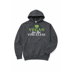 Vegan for the Voiceless Hoodie, Size Medium
