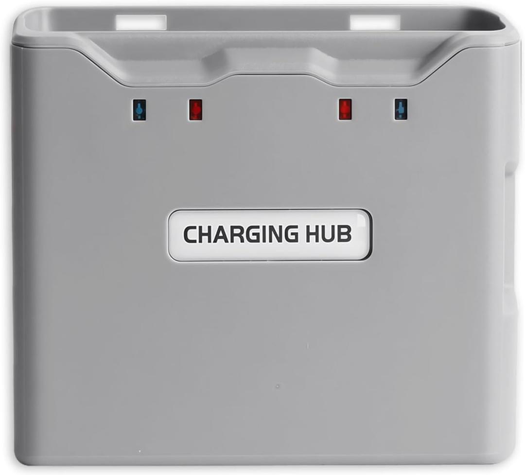 30W Dual Battery Charger for DJI Mini 4K/Mini 2 Series, Portable Two-Way Charging Hub, Equipped with a USB-A Output Port