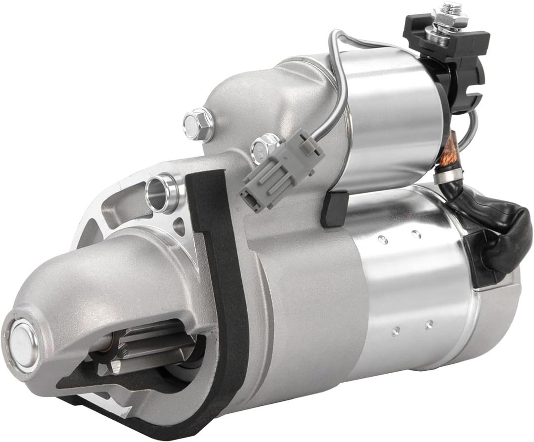 Starter Motor Replacement for Infiniti & Nissan 3.7L / 3.0L V6 | 12V 1.6kW CW 10-Tooth Hitachi PMGR  Fits Q50, Q60, Q70, 370Z, Z  Model 17934