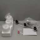 Brushed Nickel Bathroom Light Fixtures, 3-Light Modern Vanity Light Over Mirror, Wall Sconces with Milky White Frosted Glass Shades, E26 Socket (Bulbs Not Included)