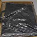 Large Black Choral Music Folders, 3 Ring Choir Music Binder, PU Choir Music Folder with Hand Strap and Retention Strap for Stage Performance, Piano Playing and Choir Singer