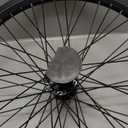 20 inch x 1.85" Heavy Duty Bicycle Rear Wheel Rim 12 Gauge, Double Wall Aluminum Alloy 48 Spokes Wheel, 20" Bike Rear Rim 135mm (Black) Disc Brake