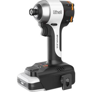 Litheli 20V Cordless Impact Driver Kit, 2035 in-lbs Max Torque, 1/4 in. Hex Power Drill/Driver with Battery