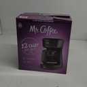 Mr. Coffee Black Coffee Maker, 12 Cups, with Auto Pause and Glass Carafe, Perfect for Home and Office Use