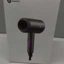 slopehill Professional Ionic Hair Dryer, Powerful 1800W Fast Drying Low Noise Blow Dryer with 2 Concentrator Nozzle 1 Diffuser Attachments for Home Salon Travel (Grey)