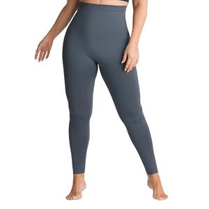 SHAPERMINT High Waisted Tummy Control Compression Leggings for Women - Petite to Plus Size Womens Leggings Non See Through Gray, Size M