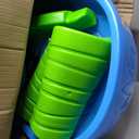 Step2 Rain Showers Splash Pond Water Table, Kids Water and Sand Activity Sensory Playset, Summer Outdoor Toys, 13 Piece Water Toy Accessories, For Toddlers 1.5+ Years Old, Blue & Green, 39 X 24 X 32