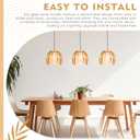 Teenyyou 2 Pcs Amber Glass Tulip Lamp Shades Small Flower Art Sconce Shade E26 Base 1.65" Top x 4.45" Dia. x 4.33" H Mini Lampshades Replacement for Table Chandelier Decor Vanity Pendant Light Cover
